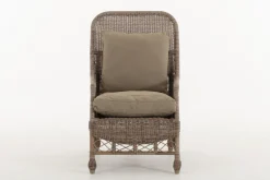 Banquettes|Fauteuils<Flamant EMPIRE, fauteuil de jardin, avec coussin