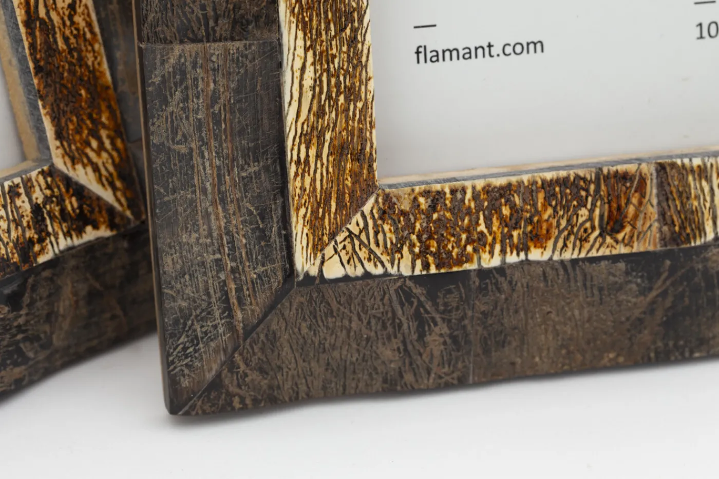 Cadres Photo|Cadres Photo<Flamant ETRO, cadre photo, corne, 10x15 Brun