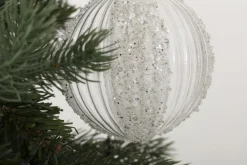Boules De Noël|Boules De Noël<Flamant FERON, boule de Noël, L, argent Transparent