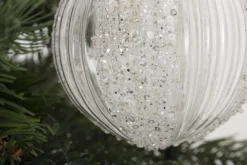 Boules De Noël|Boules De Noël<Flamant FERON, boule de Noël, L, argent Transparent