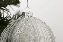 Boules De Noël|Boules De Noël<Flamant FERON, boule de Noël, L, argent Transparent