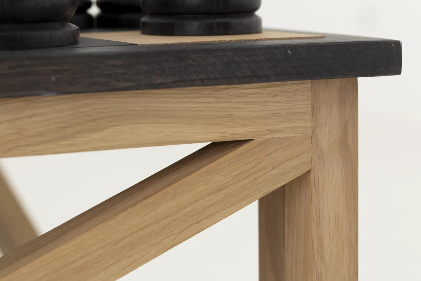 Tables De Salon|Tables De Salon<Flamant FLANDERS, pied pour les échecs, chêne