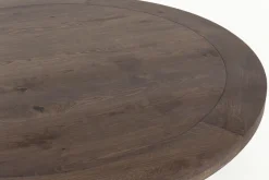 Tables|Tables De Salle À Manger<Flamant FORINO, table de salle à manger, chêne fumé, ronde, 110 cm