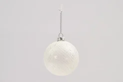Boules De Noël|Boules De Noël<Flamant FOZZ, boule de Noël Blanc