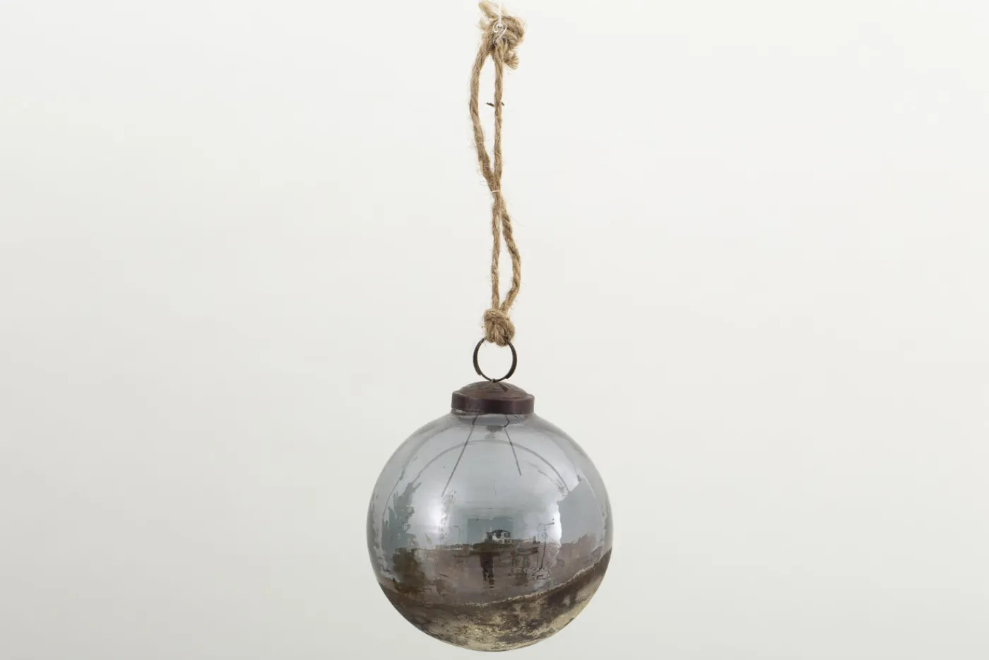 Boules De Noël|Boules De Noël<Flamant FOZZY, boule de Noël, M Gris