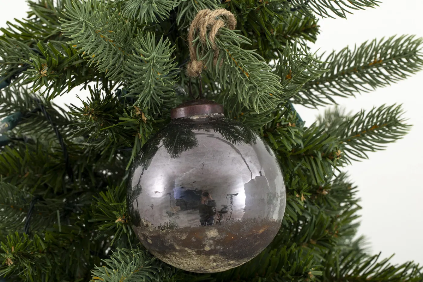 Boules De Noël|Boules De Noël<Flamant FOZZY, boule de Noël, M Gris