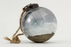 Boules De Noël|Boules De Noël<Flamant FOZZY, boule de Noël, M Gris