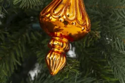 Boules De Noël|Boules De Noël<Flamant GAELLE, pendentif Noël Orange