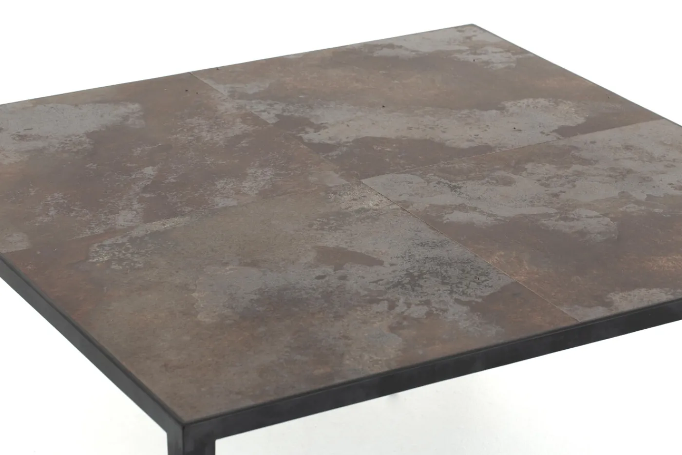 Tables De Salon|Tables De Salon<Flamant GEORGION, table basse, carrée, fer et porcelaine Mixte