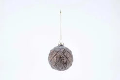 Boules De Noël|Boules De Noël<Flamant GIGONE, boule de Noël Brun