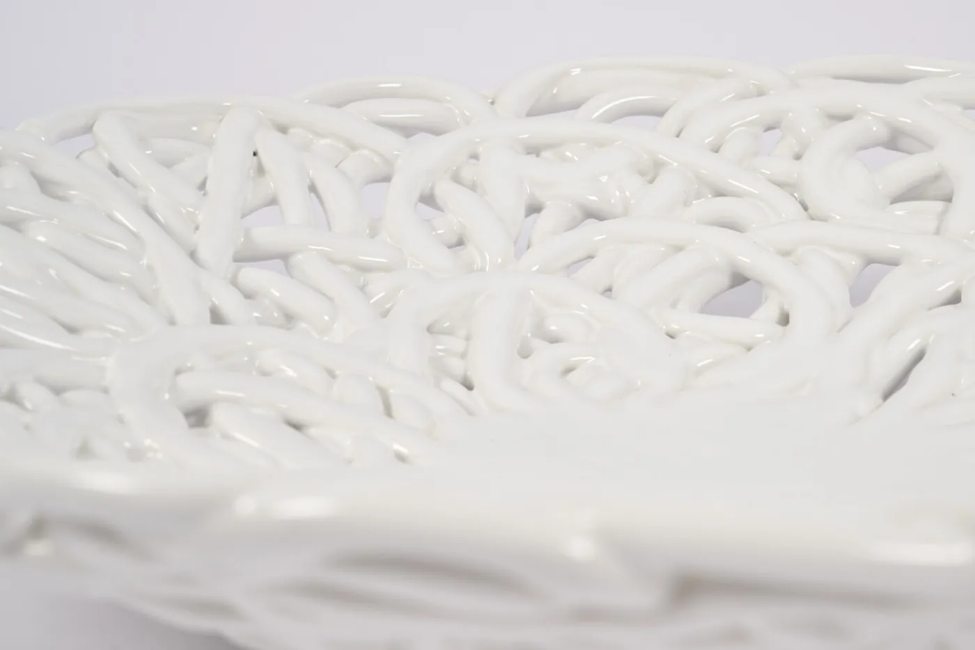 Plats|Plats<Flamant GRACE, coupe, céramique, Blanc