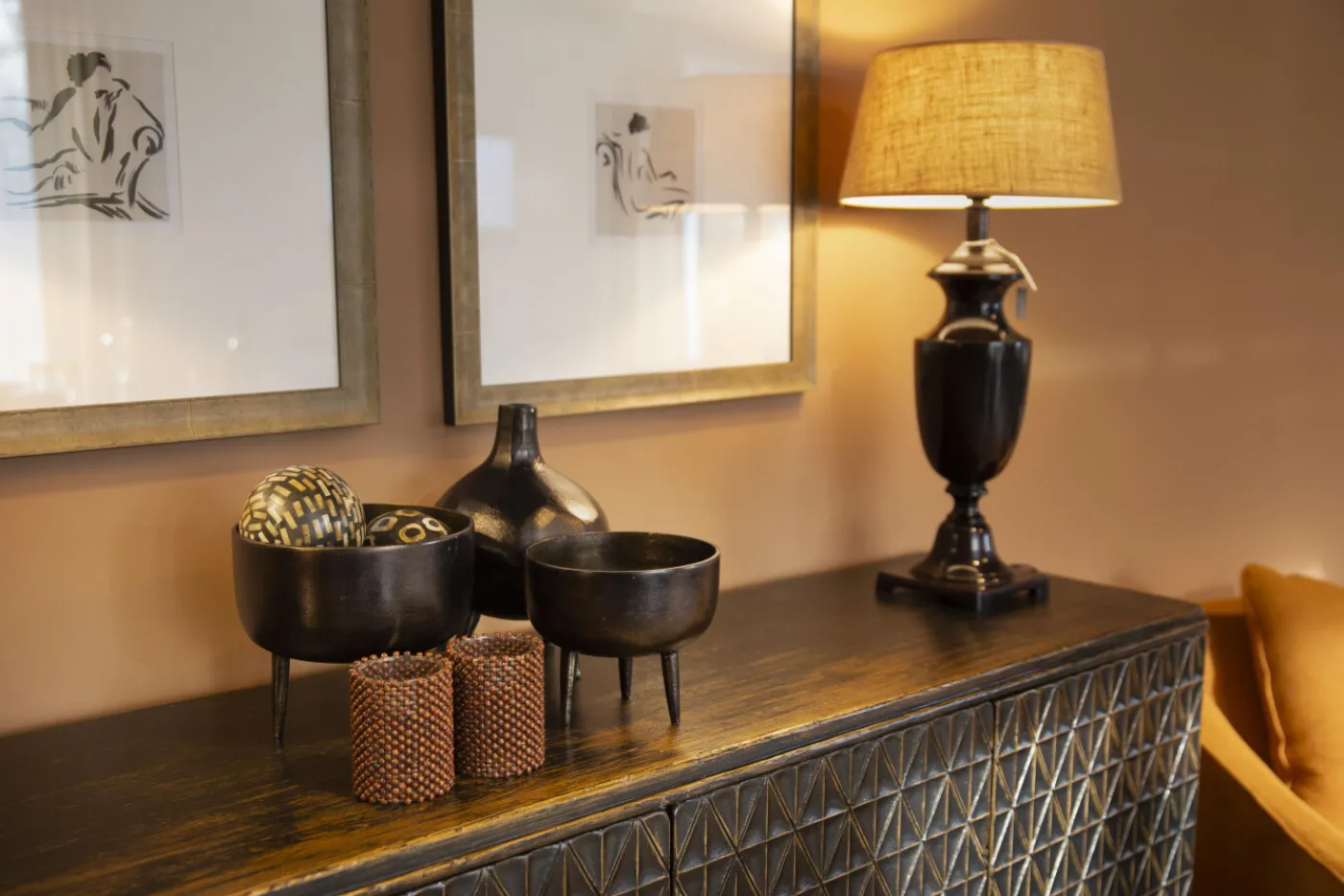 Lampes|Lampes De Table Et De Bureau<Flamant GRANT, lampe de table, Noir