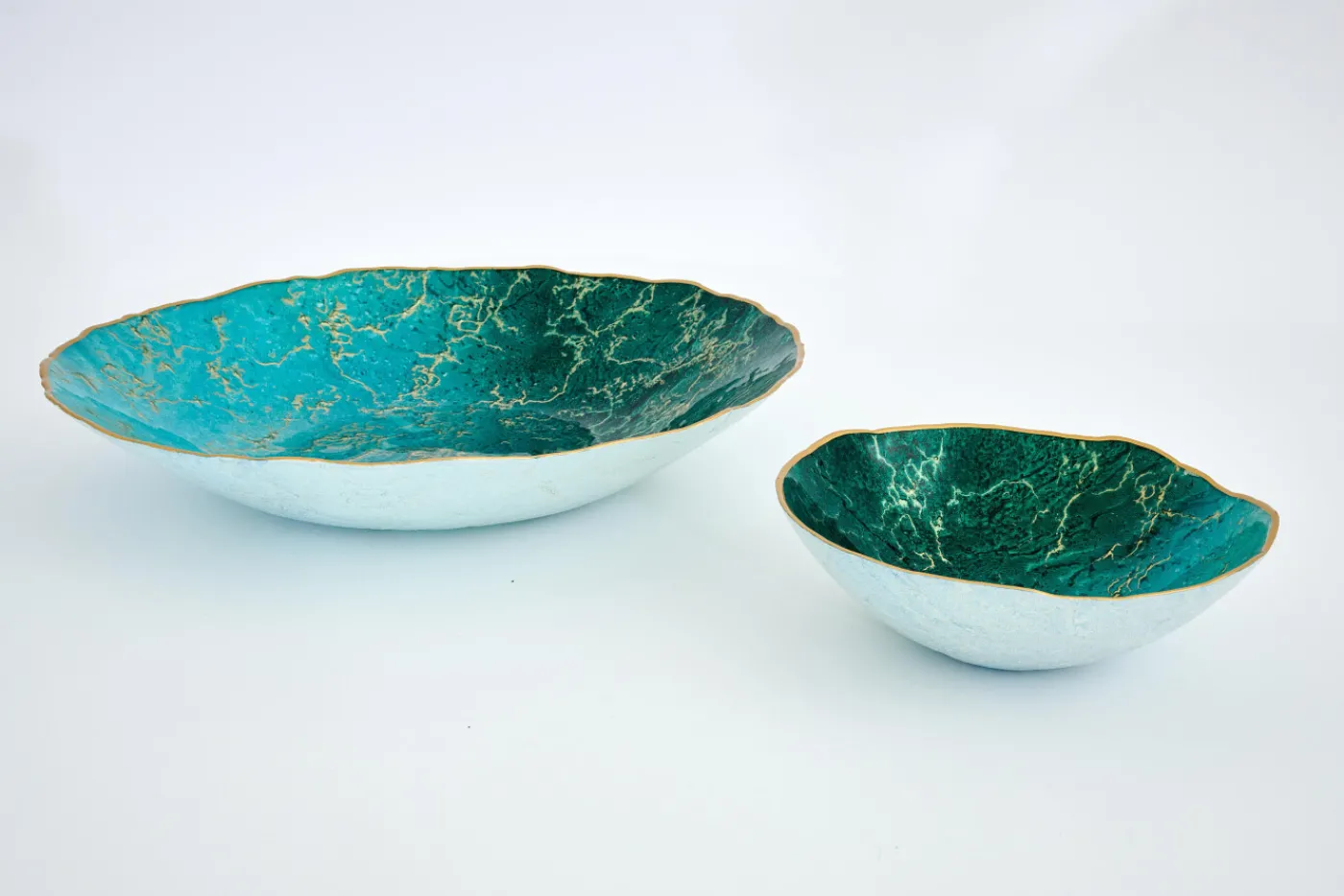 Plats|Plats<Flamant GRIZIO, coupe, verre, L Mixte