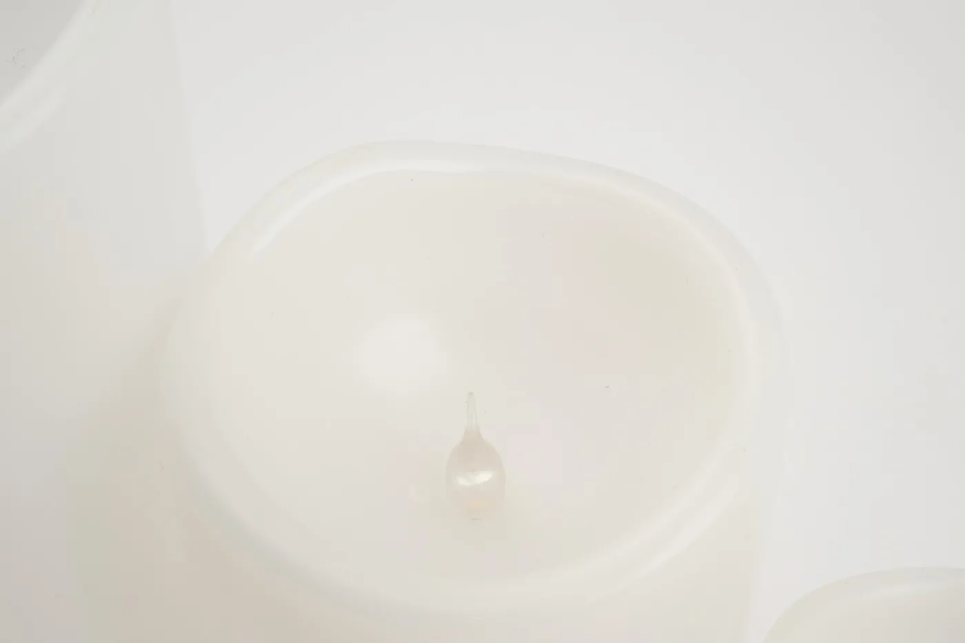Bougies|Décoration<Flamant GWEN, bougie leds, 7,5x10cm Blanc
