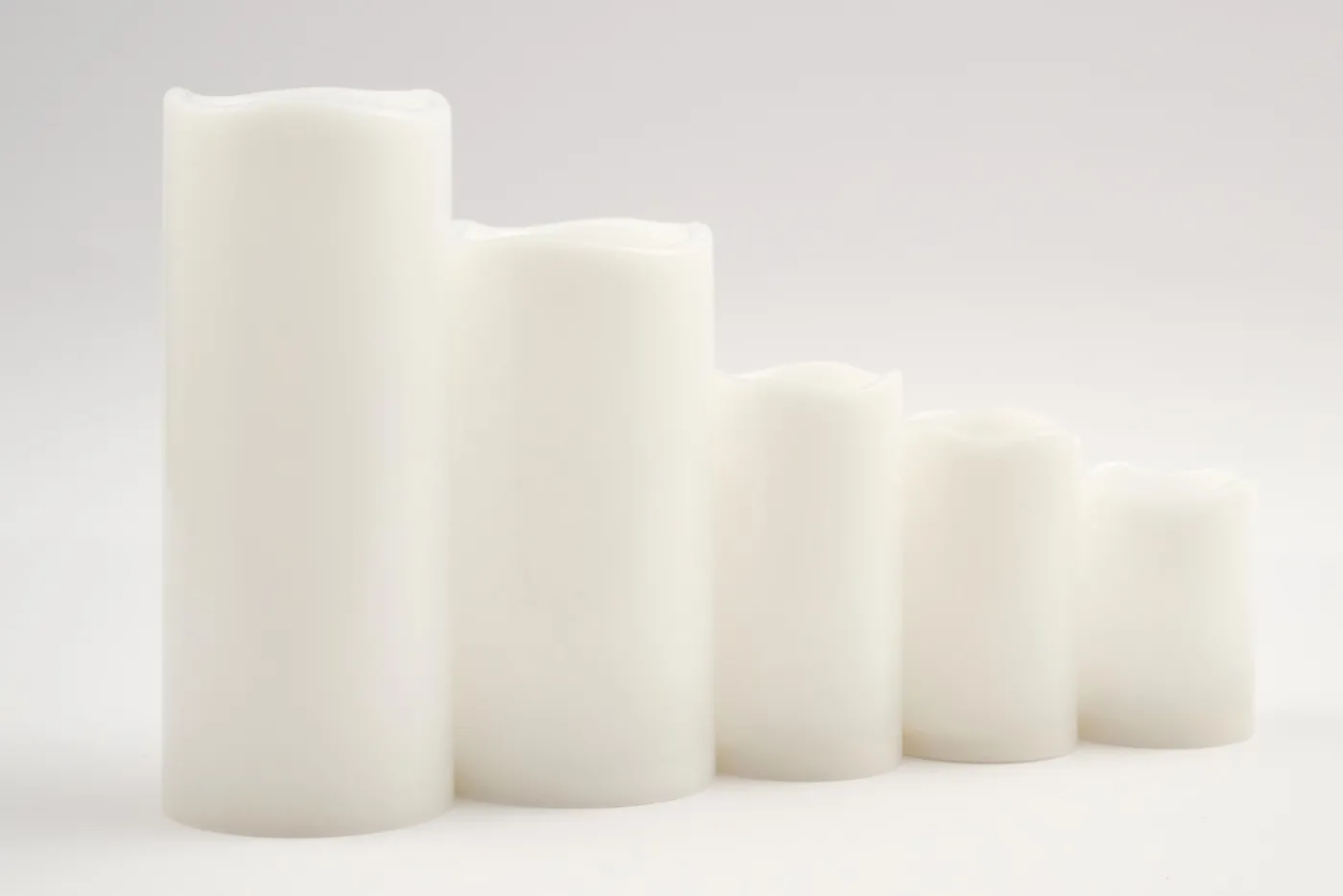 Bougies|Décoration<Flamant GWEN, bougie leds, 10x25cm Blanc