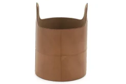 Paniers|Décoration<Flamant HANAN, panier, cuir, rond Brun