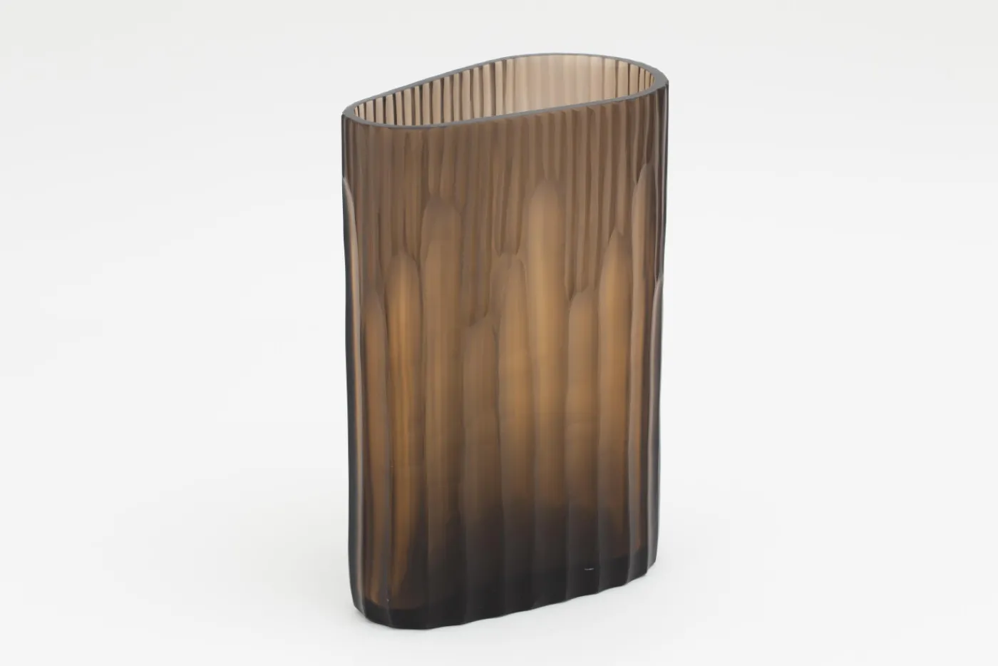 Pots Et Vases|Décoration<Flamant HANNAH, vase, verre, modèle 1, 18x10x25 Brun