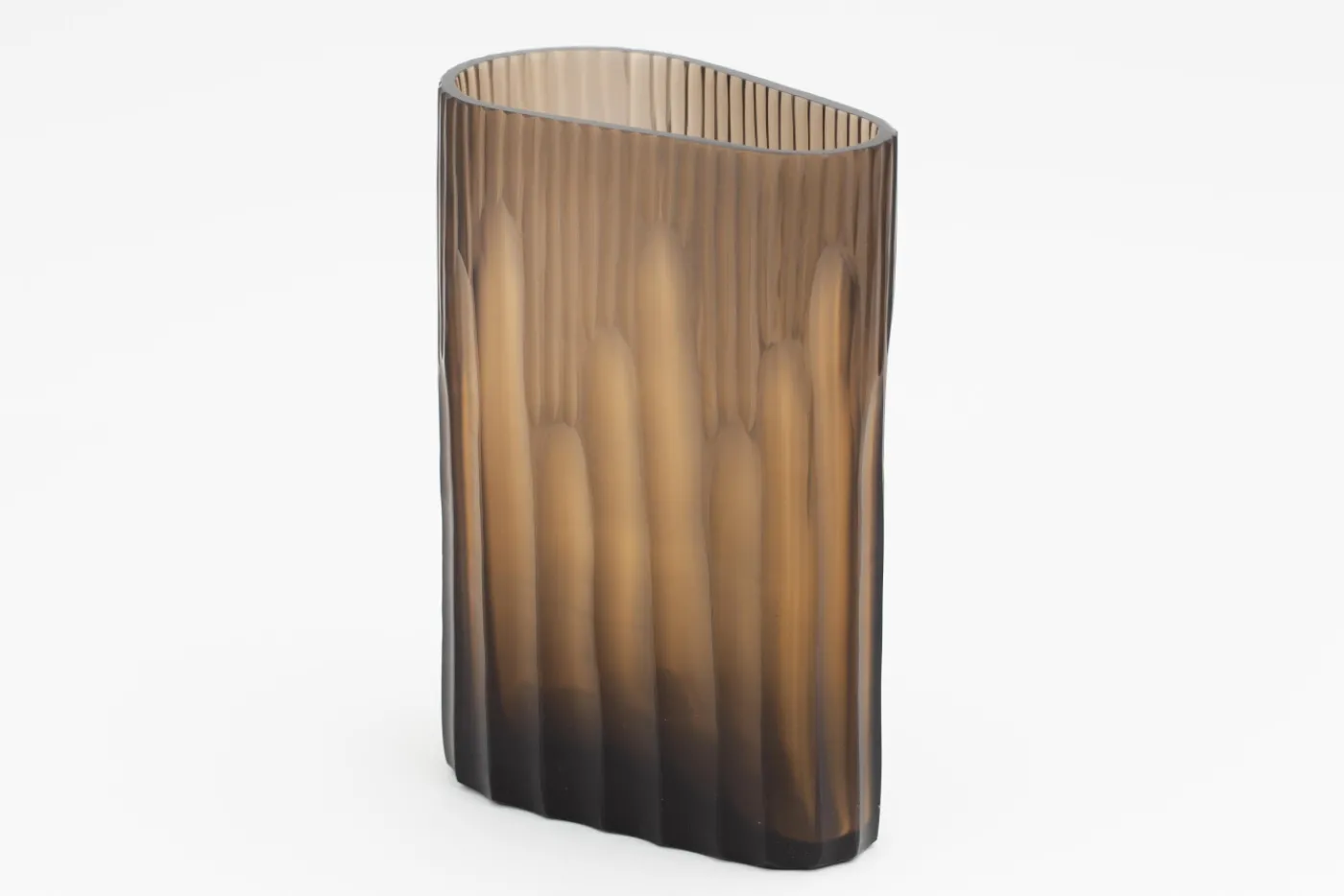 Pots Et Vases|Décoration<Flamant HANNAH, vase, verre, modèle 1, 18x10x25 Brun