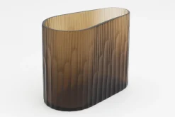 Pots Et Vases|Décoration<Flamant HANNAH, vase, verre, modèle 1, 22x12x18 Brun