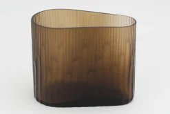 Pots Et Vases|Décoration<Flamant HANNAH, vase, verre, modèle 1, 22x12x18 Brun