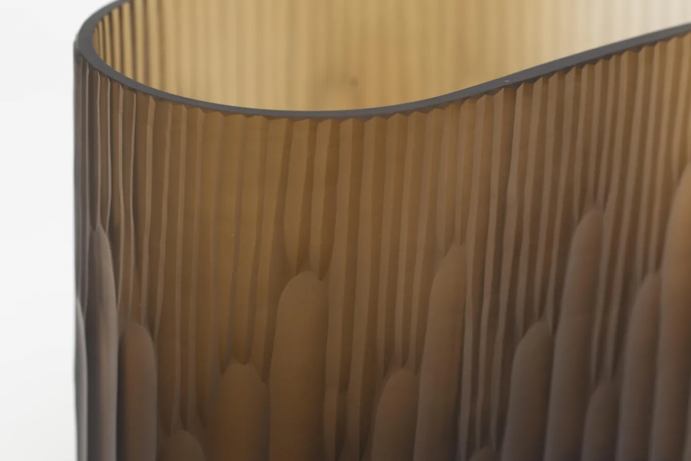 Pots Et Vases|Décoration<Flamant HANNAH, vase, verre, modèle 1, 22x12x18 Brun