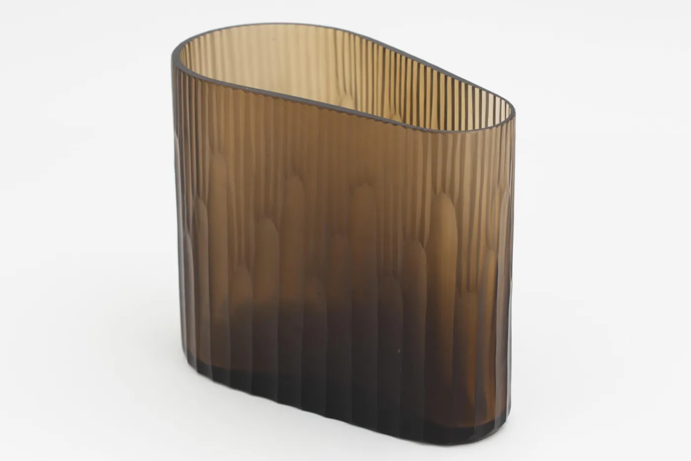 Pots Et Vases|Décoration<Flamant HANNAH, vase, verre, modèle 1, 22x12x18 Brun