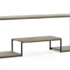 Tables D’Appoint & Consoles|Tables D’Appoint & Consoles<Flamant HATTIE, table console, chêne altéré et fer