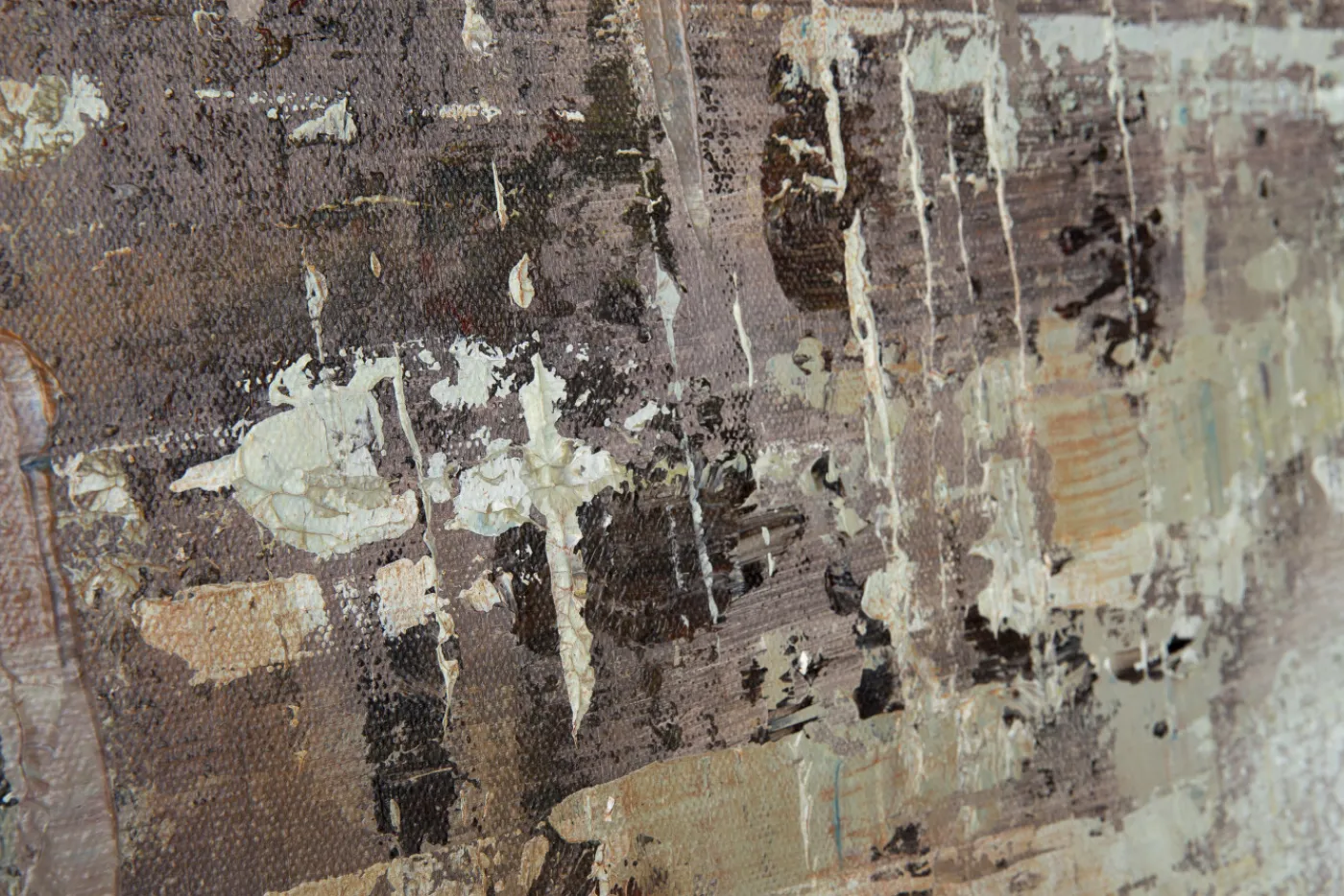 Art|Décoration<Flamant HENRI, peinture à l'huile Mixte