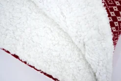 Plaids Et Couvre-Lits|Plaids Et Couvre-Lits<Flamant HERMAN, plaid, /blanc Rouge