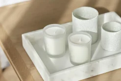Porte Bougie, Chauffe-Plats Et Photophores|Porte Bougie, Chauffe-Plats Et Photophores<Flamant HESTER, photophore, verre, L Blanc