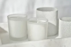 Porte Bougie, Chauffe-Plats Et Photophores|Porte Bougie, Chauffe-Plats Et Photophores<Flamant HESTER, photophore, verre, S Blanc