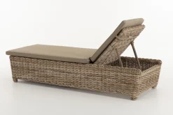 Banquettes|Fauteuils<Flamant HILLS, bain de soleil, avec coussin Brun