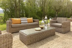 Banquettes|Fauteuils<Flamant HILLS, canapé de jardin, avec coussin, 2,5 places Brun