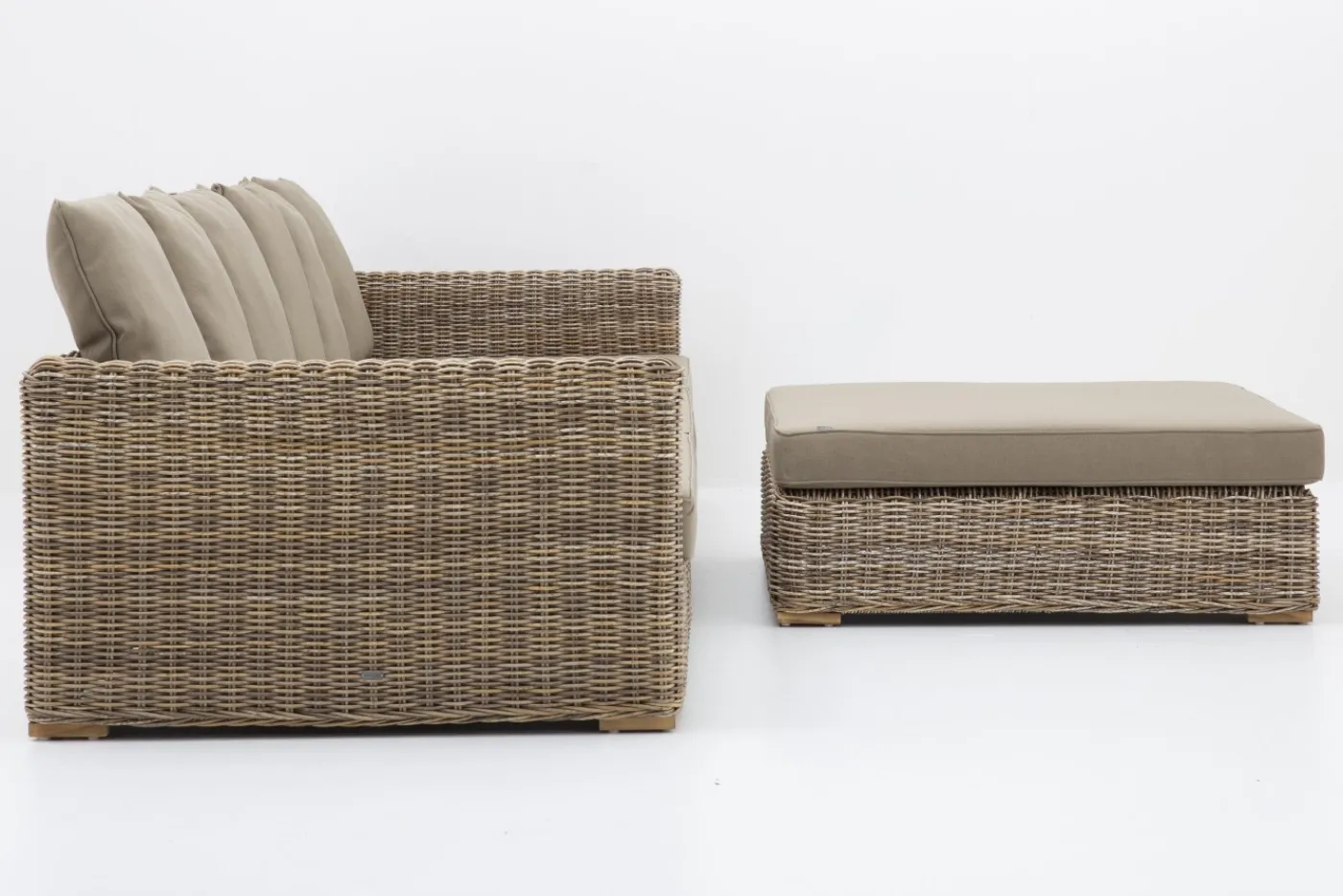 Banquettes|Fauteuils<Flamant HILLS, canapé de jardin, avec coussin + pouf Brun