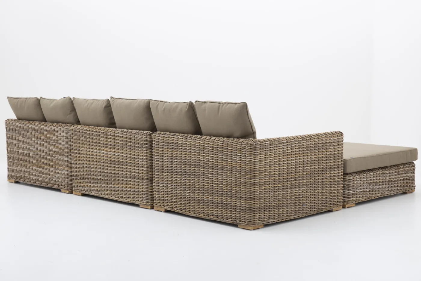 Banquettes|Fauteuils<Flamant HILLS, canapé de jardin, avec coussin + pouf Brun