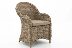 Chaises|Chaises<Flamant HILLS, fauteuil de jardin, avec coussin Brun