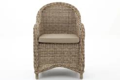 Chaises|Chaises<Flamant HILLS, fauteuil de jardin, avec coussin Brun
