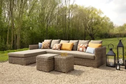 Sièges|Banquettes<Flamant HILLS, pouf de jardin, avec coussin Brun
