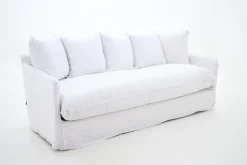 Canapés|Sièges<Flamant HIRA, canapé, , lin, 1 coussin de siège Blanc