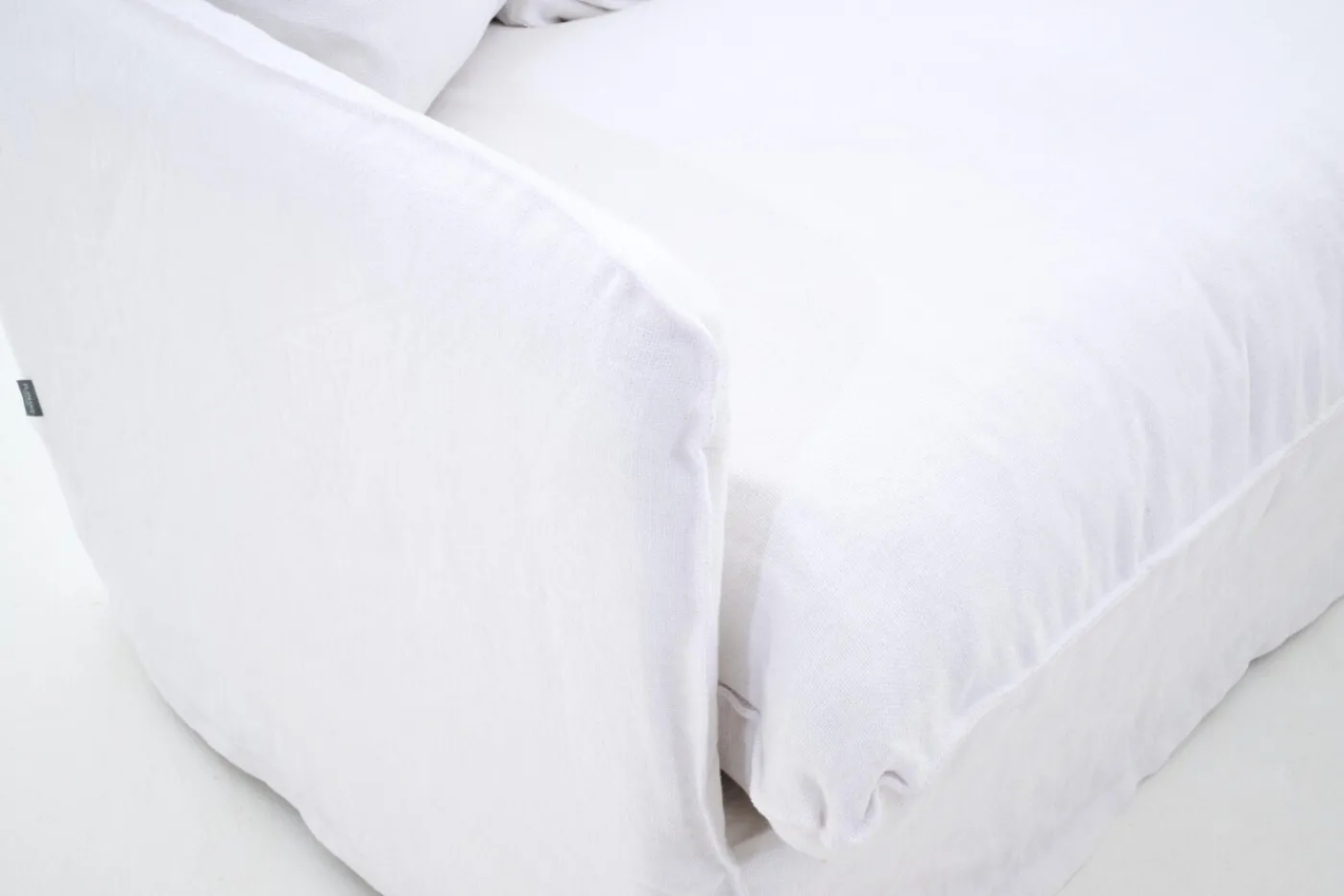 Canapés|Sièges<Flamant HIRA, canapé, , lin, 1 coussin de siège Blanc