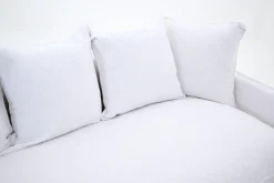 Canapés|Sièges<Flamant HIRA, canapé, , lin, 1 coussin de siège Blanc