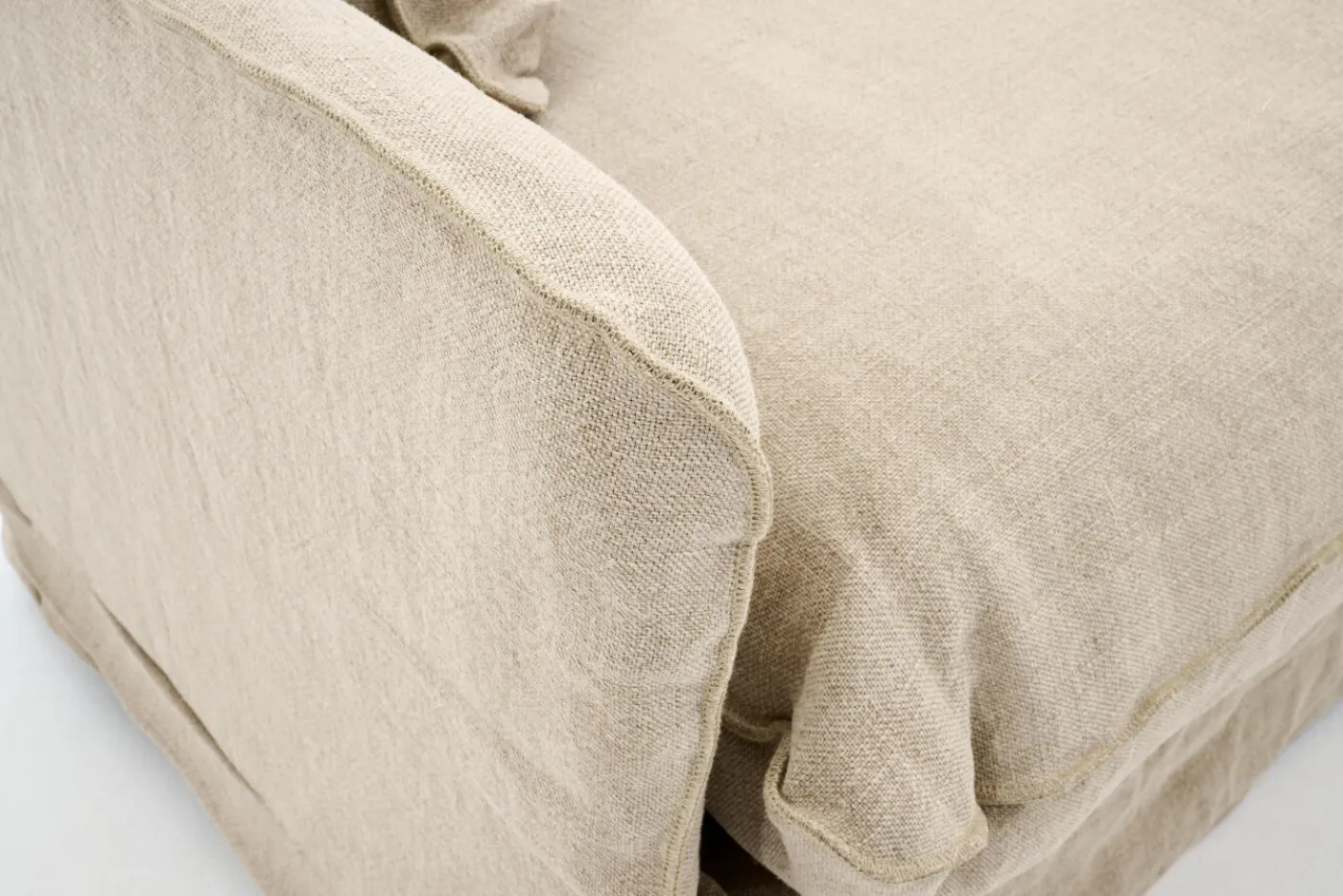 Canapés|Sièges<Flamant HIRA, canapé, natural, lin, 1 coussin de siège