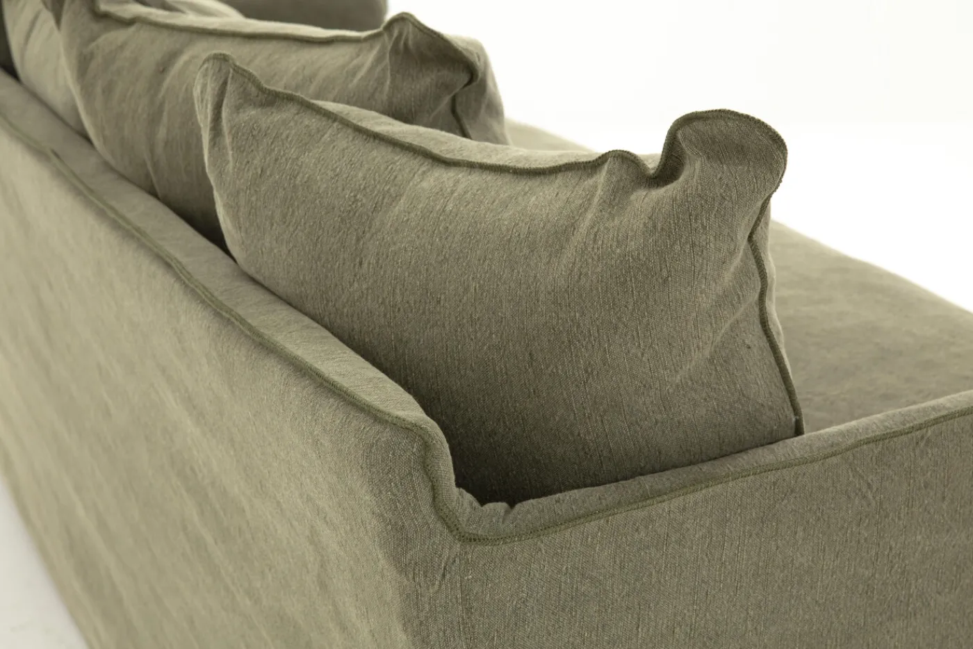 Canapés|Sièges<Flamant HIRA, canapé, , lin, 1 coussin de siège Vert