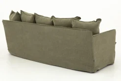 Canapés|Sièges<Flamant HIRA, canapé, , lin, 1 coussin de siège Vert
