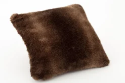 Coussins Décoratifs|Coussins Décoratifs<Flamant HIROM, coussin, fausse fourrure Brun