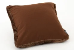 Coussins Décoratifs|Coussins Décoratifs<Flamant HIROM, coussin, fausse fourrure Brun