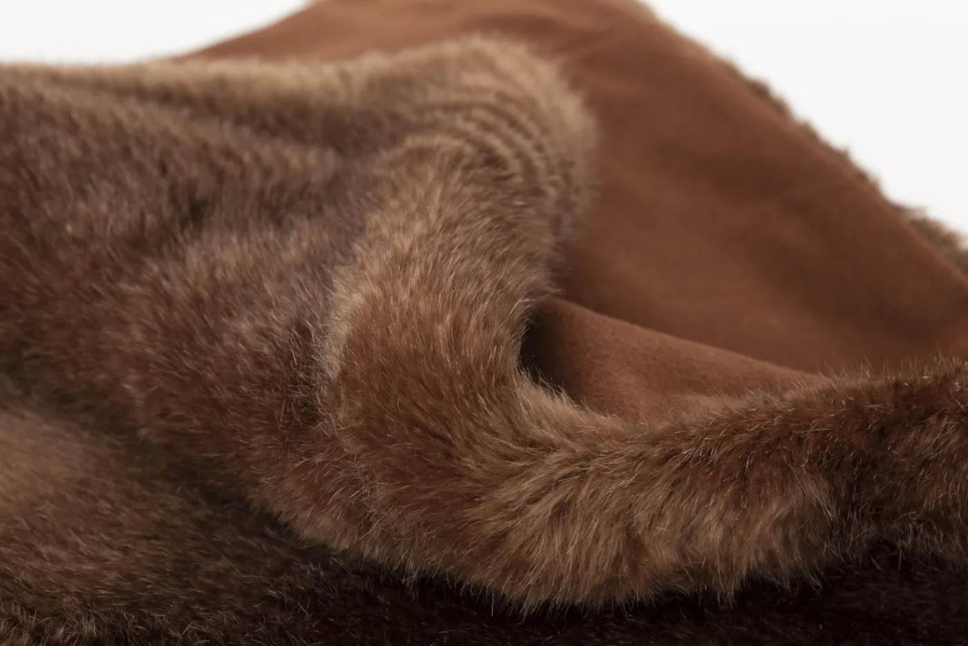 Plaids Et Couvre-Lits|Plaids Et Couvre-Lits<Flamant HIROM, plaid, fausse fourrure Brun