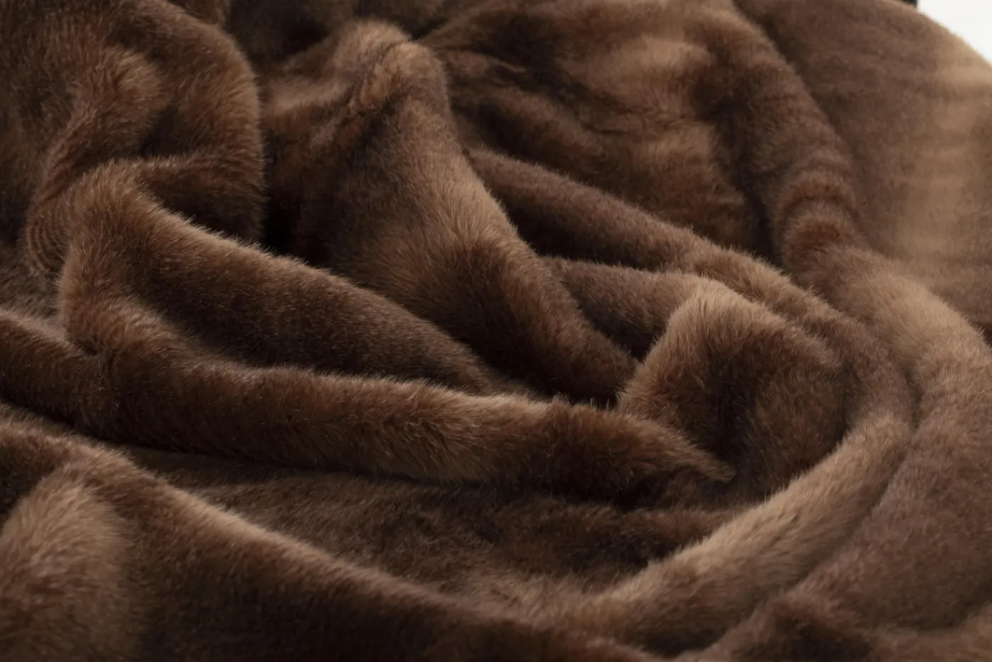 Plaids Et Couvre-Lits|Plaids Et Couvre-Lits<Flamant HIROM, plaid, fausse fourrure Brun