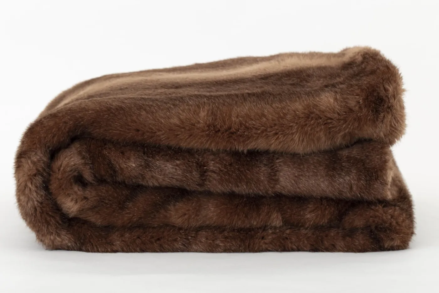Plaids Et Couvre-Lits|Plaids Et Couvre-Lits<Flamant HIROM, plaid, fausse fourrure Brun