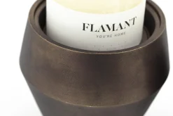 Chandeliers|Chandeliers<Flamant HIZUMA, bougeoir, métal, S Noir